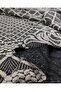 Black Beige Thin Soft Knitted - 150 cm