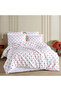 Valon Heart Double Duvet Cover Set with Pillowcases | 4 Pillowcases | With Fitted Sheet - 4
