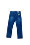 Taşlanmış Dark Blue Children's Jeans Full Lycra Waist Is Internally Rubber Adjustable... - 2