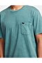 Avykt00135-Bqh0 Manic Tie Dye Crew Men's Sports T-Shirt Blue - 4