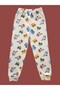 Long-Sleeved Patterned Kids Pajama Set #printedkidspajamas #laundrygarden #cranepatternpajamas - 3