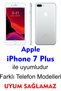 حافظة سوداء غير لامعة متوافقة مع هاتف iPhone 7 Plus - غطاء حماية من السيليكون الناعم والممتص للصدمات - 4