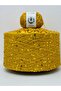Bag String / Knitting String 100% Cotton Mustard 3+6 Mustard Large Sequins 50Gr X 2 =100Gr