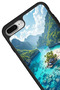 iPhone 8 Plus Compatible Matte Black Case – Soft Silicone, Protective, Shock Absorbing Cover - 2