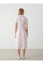 Xside Pink Floral Women's Shirt Dress - 4
