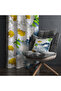 Decorative Luminous Floral Background Curtain – Sophisticated & Original Design 140X260 cm Single Wing - 5