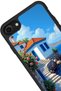 Matte Black Case Compatible with iPhone Se – Soft Silicone, Protective, Shock Absorbing Cover - 2