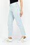 Women Up Sized Washed Denim Jeans, Blue - 4