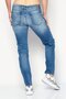 Women Slim Fit Stretchable Washed Denim Jeans, Blue - 2