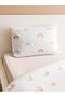 Mixed Cotton Printed Single Duvet Cover Set (S5) - 3