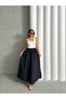 Women's Square Collar Thick Strap Decorated Daily Maxi Dress G4400 - 6
