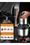 2-Speeds 4L Electric Meat Grinder Chopper Food Processor 4-Blades 800W SK-7028 Black/Sliver - 6