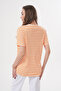 Crew Neck Short Sleeve Striped Maternity and Maternity T-Shirt - 4