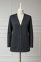 Women's Mother Thin Combed Cotton Seasonal Short Model Pocket Buttoned Front Jacket Short Cardigan - 2