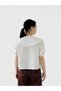 Design Baby Collar Lightweight Watermelon Sleeve Shirt Women White - 7