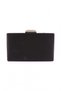 9274-22Y Women's Evening Dress Clutch Bag Black Stone - 3