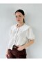 Design Baby Collar Lightweight Watermelon Sleeve Shirt Women White - 8