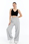 Women's Trousers Linen Blended Elastic Waist Wrinkle-Free Fabric Trousers Linen-Pants