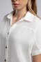 قميص نسائي كلاسيكي مريح ذو ياقة عادية باللون الأبيض 252 LCF 241001 KIERRA WHITE - 4