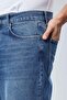 High Quality Men's High Waist Baggy Skater Jean Blue-C364 - 6
