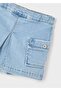 Girl's Denim Shorts Blue - 3