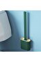 River World Soft Silicone Head Wall Mounted Toilet Brush Set Green - 5