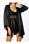 Satin Lace 3 Piece Women's Dressing Gown Set 024900 - 3