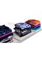 2 Pack Clear Acrylic Closet Shelf Dividers for Clothes, Handbags, Purses, Books