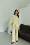 Yellow Lirio Shirt Pants Set - 8674 - 3