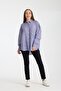 Women's 100% Linen Oversize Relaxed Fit Long Sleeve Shirt – Natural, Breathable, Stylish Design 2001 - 8