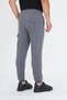 Men's Cotton Cargo Pocket Sweatpants Anthracite Melange 5821-A - 7
