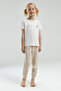 Girl's Chest Printed Pajama Set - 2