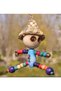 Mixed Color Bead, Pacifier Chain Wooden Bead Bird Ornament Bead, Ornament Bead 25mm (100Gr-24Adt) - 3