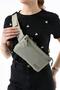 Multi-Pocket Waist Bag Unisex Mink (Model: 571-13-9R)