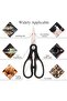 Multi-Purpose Kitchen Scissors, Rust-Proof, for Fish, Vegetables, Nuts, Bottle Caps, Black,BB2226 - 3