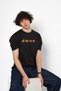 All Eyez on Me Printed Oversize Unisex Black Tshirt - 5