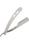 Shaving Razor Straight Razor Men Professional Silver Chrome Finish Cutthroat Razor - 2
