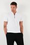 Cotton Regular Fit Half Zipper College Collar 3 Pack t Shirt Men t Shirt 5902653S3 - 3