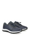 , Men's Genuine Leather Shoes 1411013Z255 Navy Blue - 2