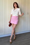Basic Mini Pink Skirt - 3