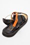 Rouse Brown Multi Genuine Leather Women's Sandals - 5