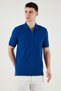 Cotton Regular Fit Half Zipper 3 Pack Polo Neck t Shirt Men's Polo Neck t Shirt 590 - 4