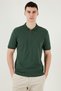Cotton Regular Fit Half Zipper 3 Pack Polo Neck t Shirt Men's Polo Neck t Shirt 590 - 2