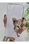 Samsung Galaxy A32 Compatible Leopard Pattern Transparent Phone Case - 3