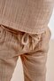 Baby Kids Brown- Salmon Hooded Cotton 2 Piece Set First Ben Trend Fashion Bottom Top Set - 6