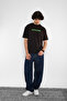 Culture Ethnic Printed Oversize Unisex Premium Black T-Shirt - 4