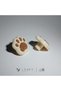 Children's Cabinet & Drawer Handles with Paw Figure - Set of 2 Cute Handles - Screw Included - 6