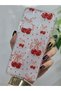 Xiaomi Redmi 13 Compatible Transparent Phone Case with Cherry and Tiny Hearts Pattern - 3