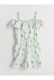 Boat Neck Girl's Jumpsuit (S5) - 3