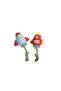 Dog Toy Made of Polyester and Rope, Two, Squeaky Rockets - about 20 cm - 2